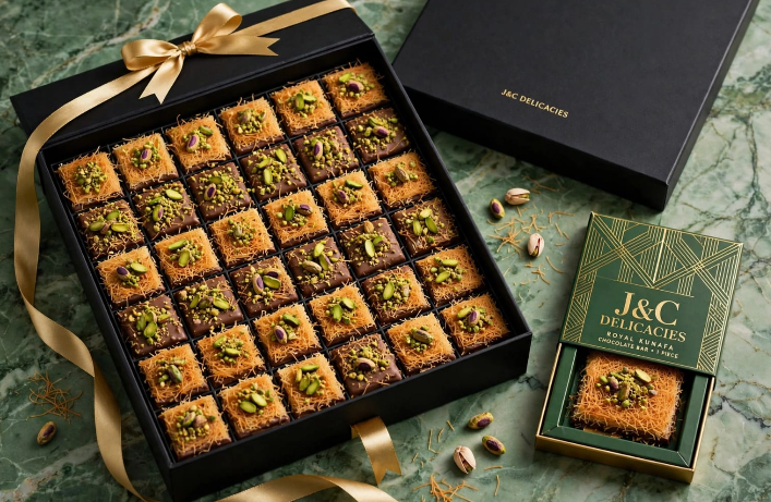 Royal Kunafa Chocolate (24 pcs) by J & C Delicacies, Virar